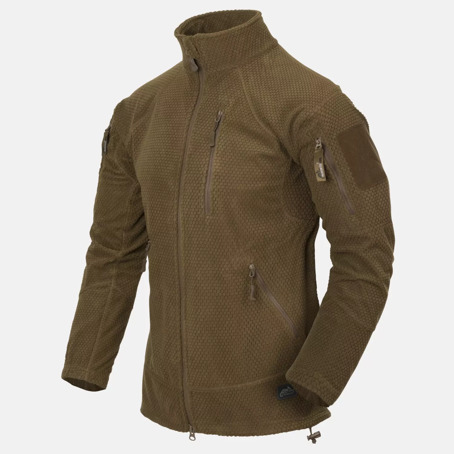 ALPHA TACTICAL Jacket - Grid Fleece - Coyote