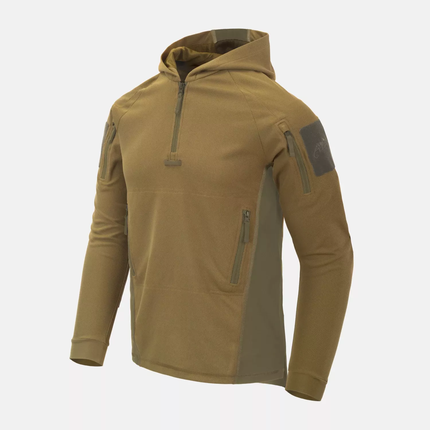 RANGE HOODIE - TopCool - Coyote/Adaptive Green