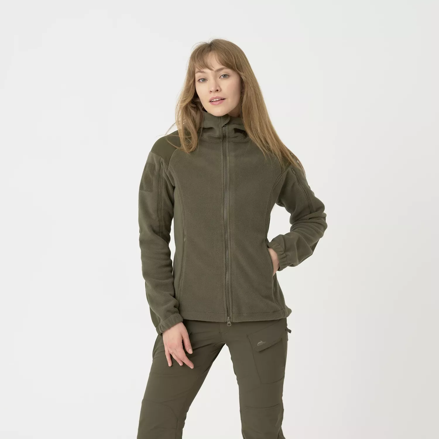 Women's CUMULUS® Jacket - Heavy Fleece - Taiga Green