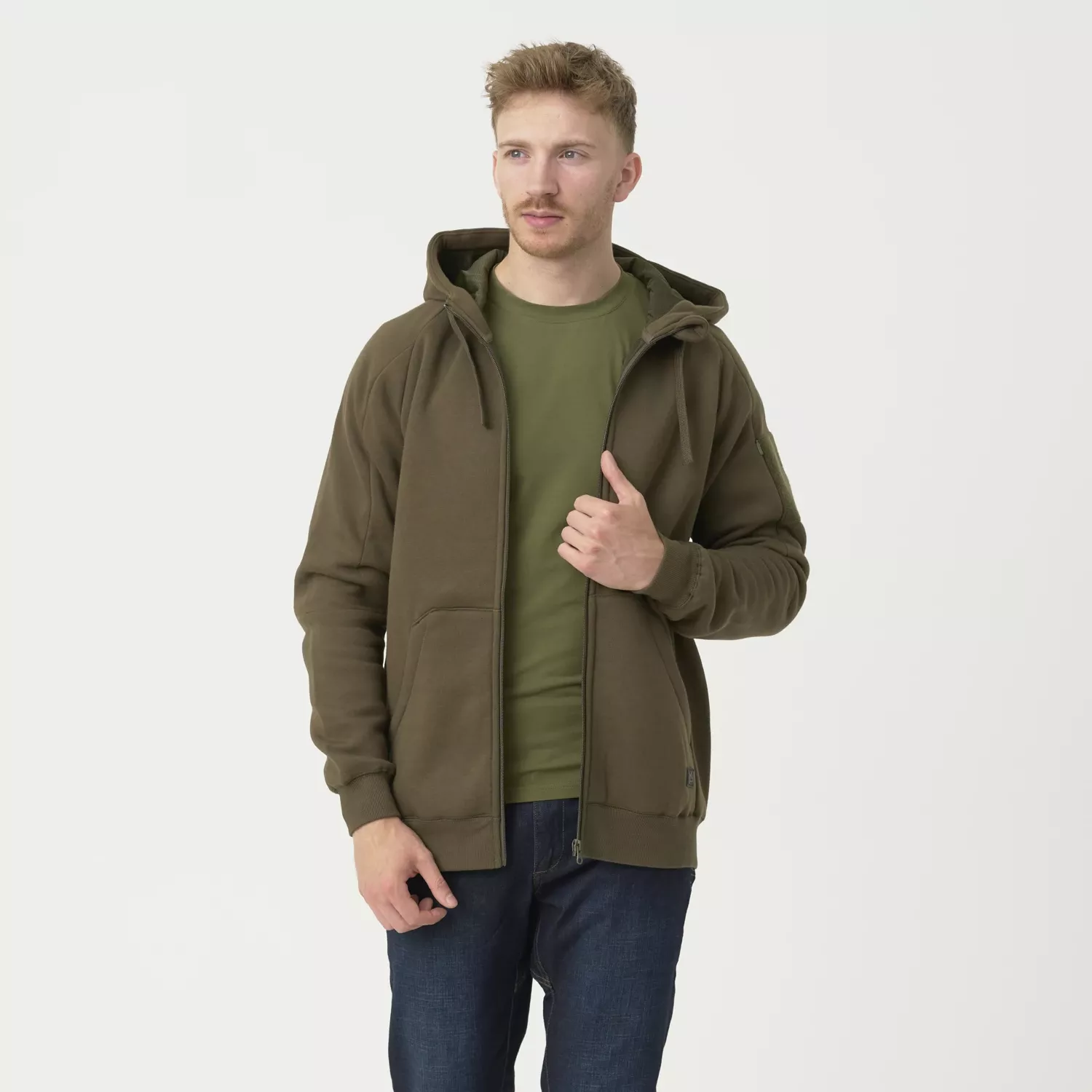 Urban Tactical Hoodie Lite (FullZip)® - Green