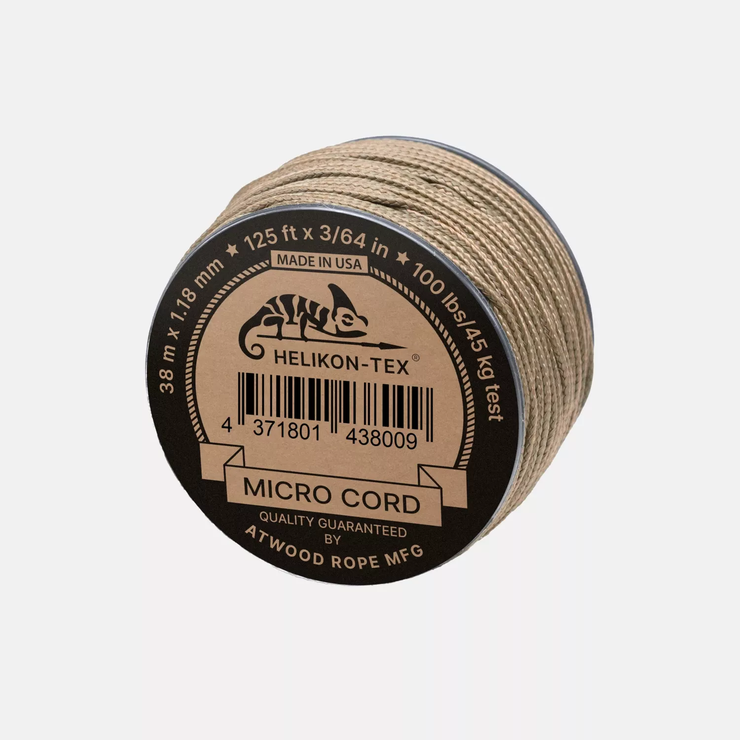 Micro Cord (125ft) – Coyote