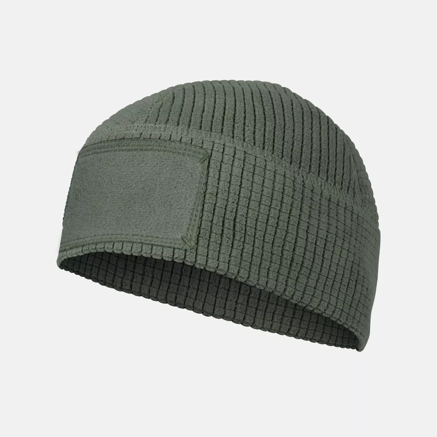 RANGE Beanie Cap® S/M - Grid Fleece - Olive Green