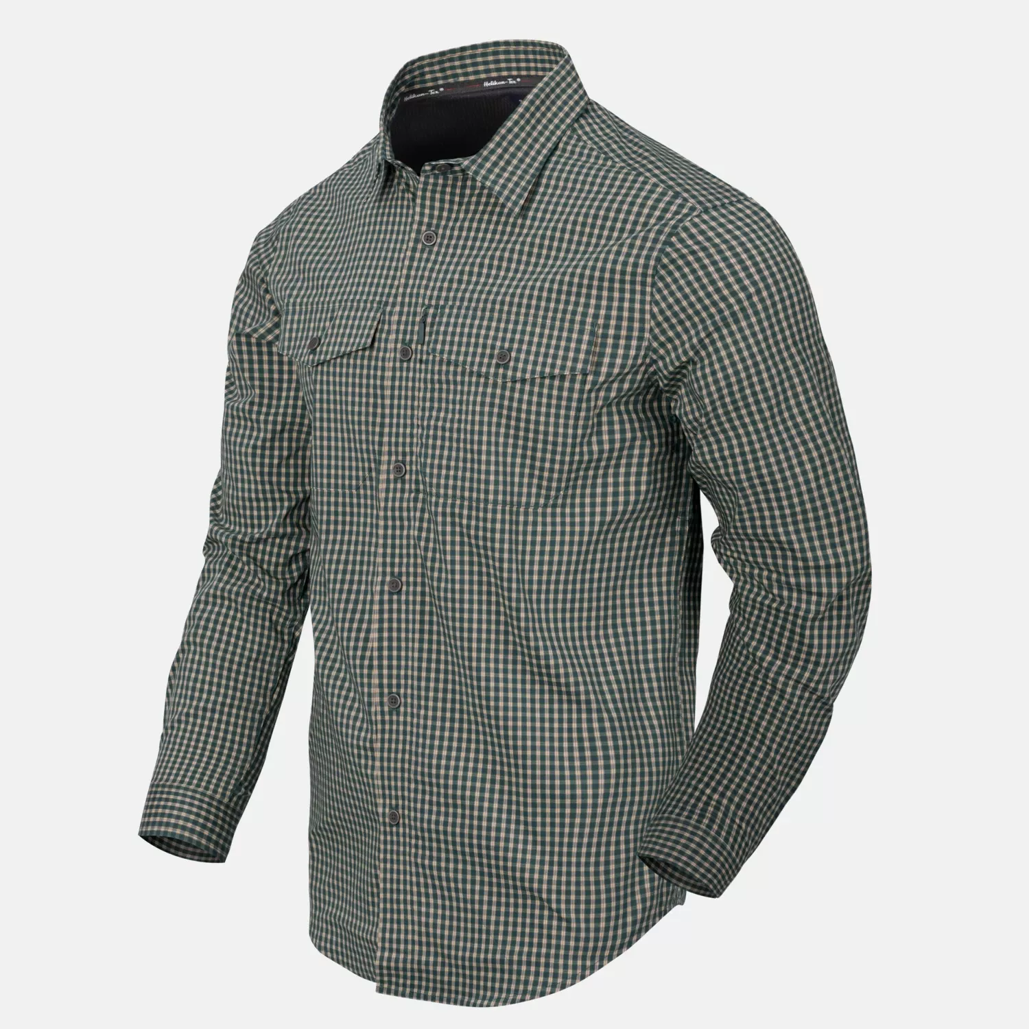 Covert Concealed Carry Shirt - Savage Green Checkered