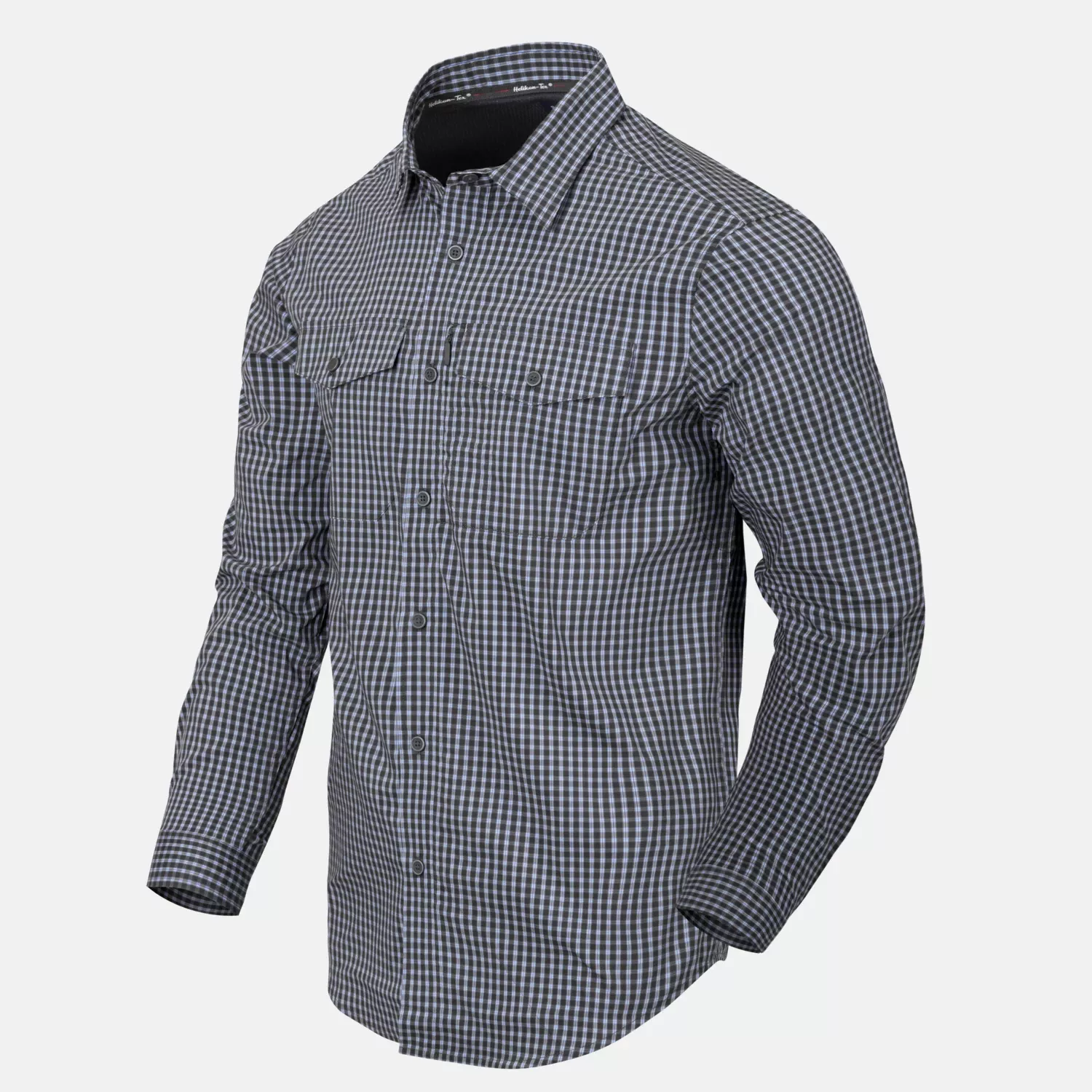 Covert Concealed Carry Shirt - Phantom Grey Checkered