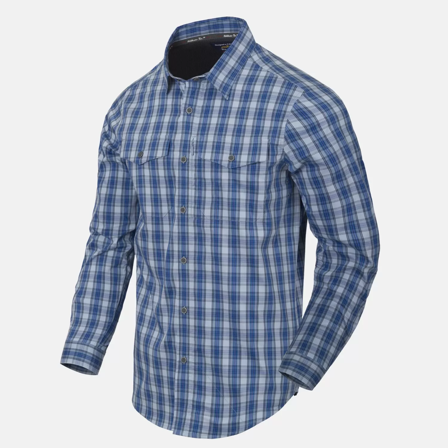 Covert Concealed Carry Shirt - Ozark Blue Plaid