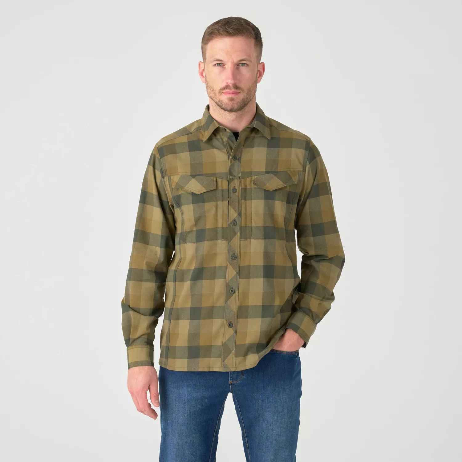 Defender Mk2 Shirt - Bayou Moss Checkered