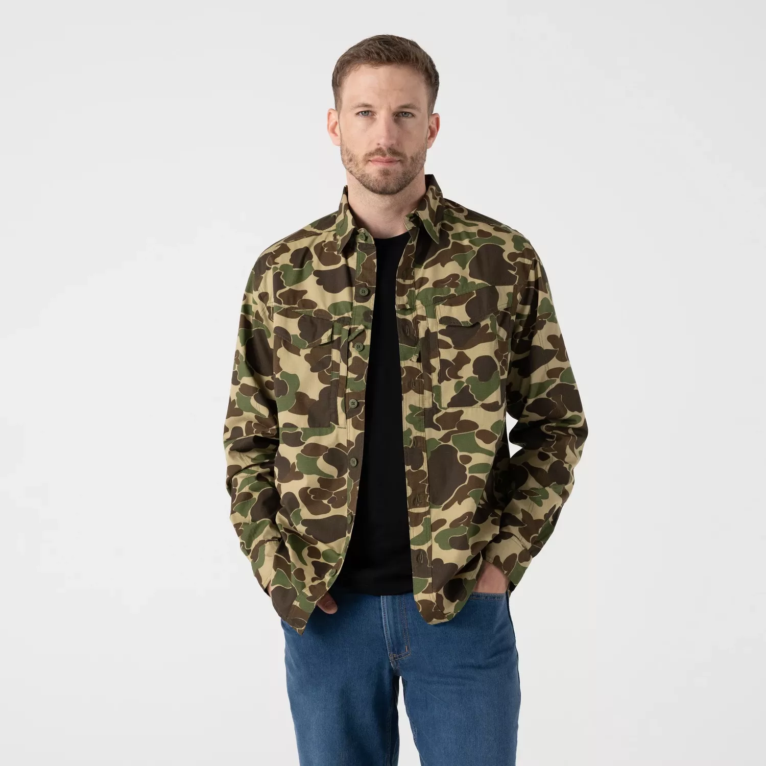 DEFENDER Mk2 Shirt long sleeve® - PolyCotton Ripstop - Duck Hunter