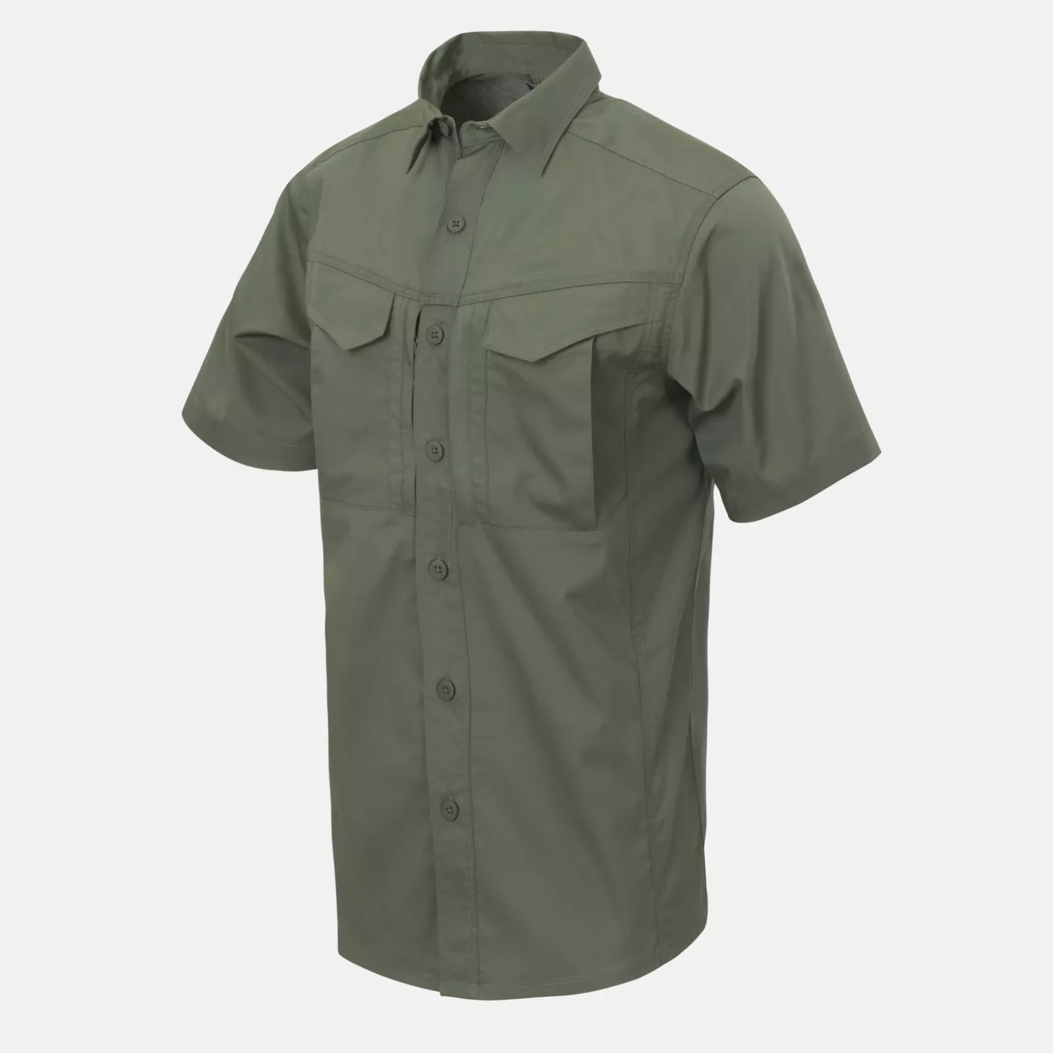 DEFENDER Mk2 Shirt short sleeve® - PolyCotton Ripstop - Olive Green
