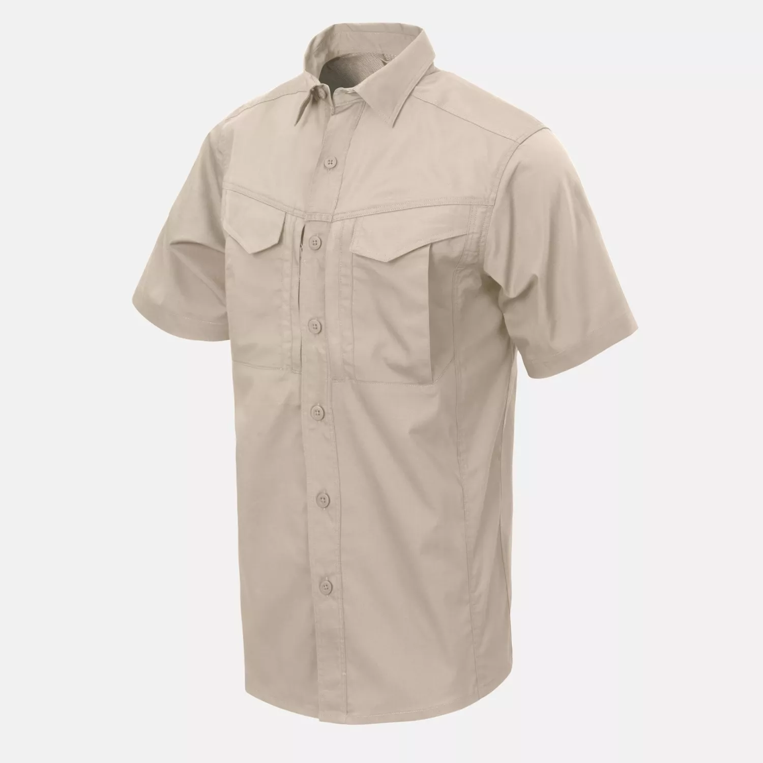 DEFENDER Mk2 Shirt short sleeve® - PolyCotton Ripstop - Khaki