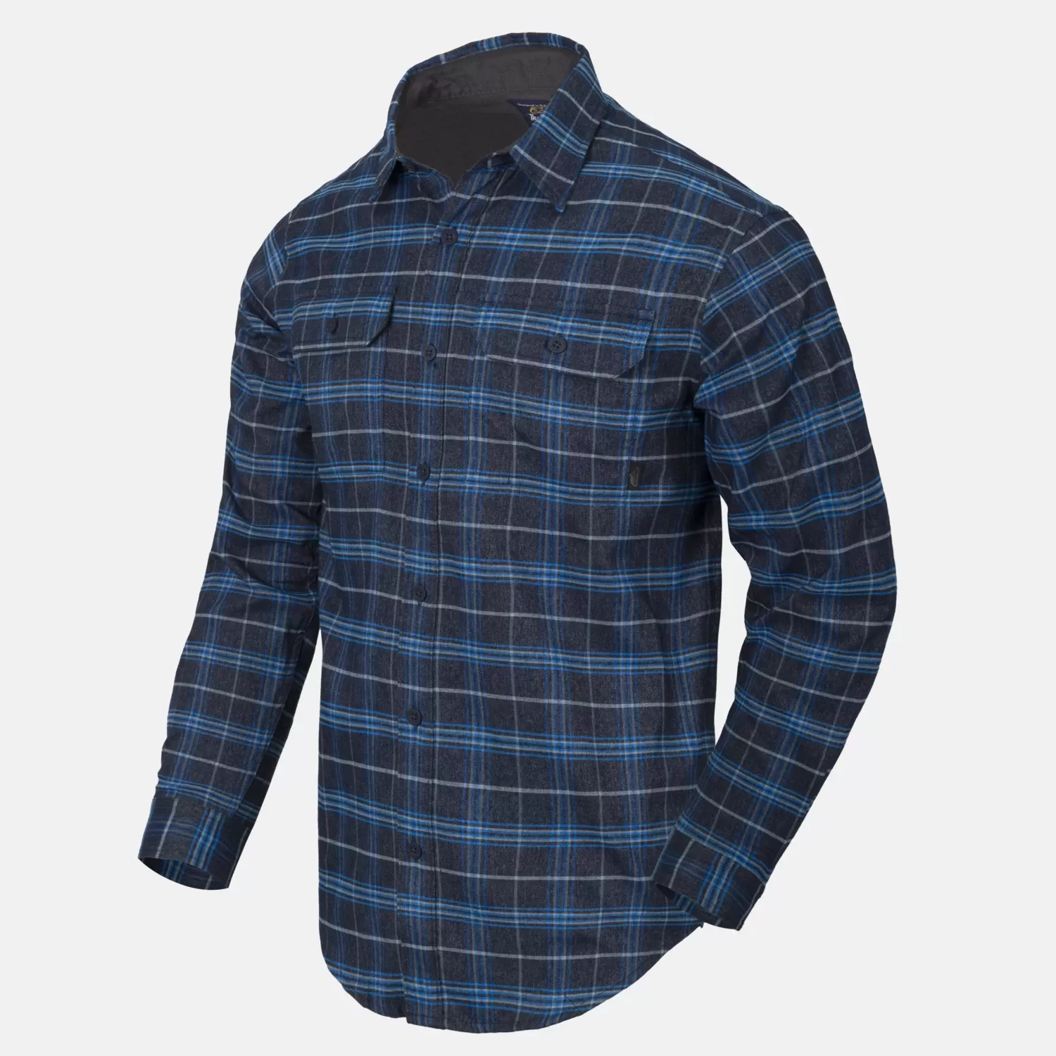 GreyMan Shirt - Blue Stonework Plaid