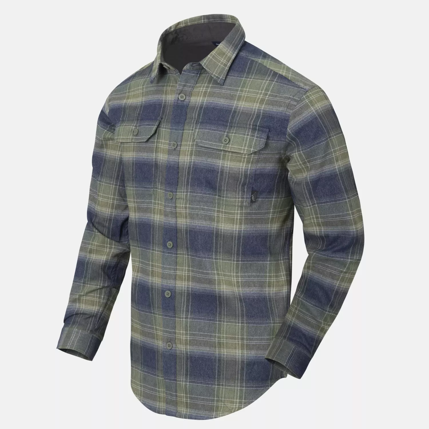 GreyMan Shirt - Blast Blue Plaid