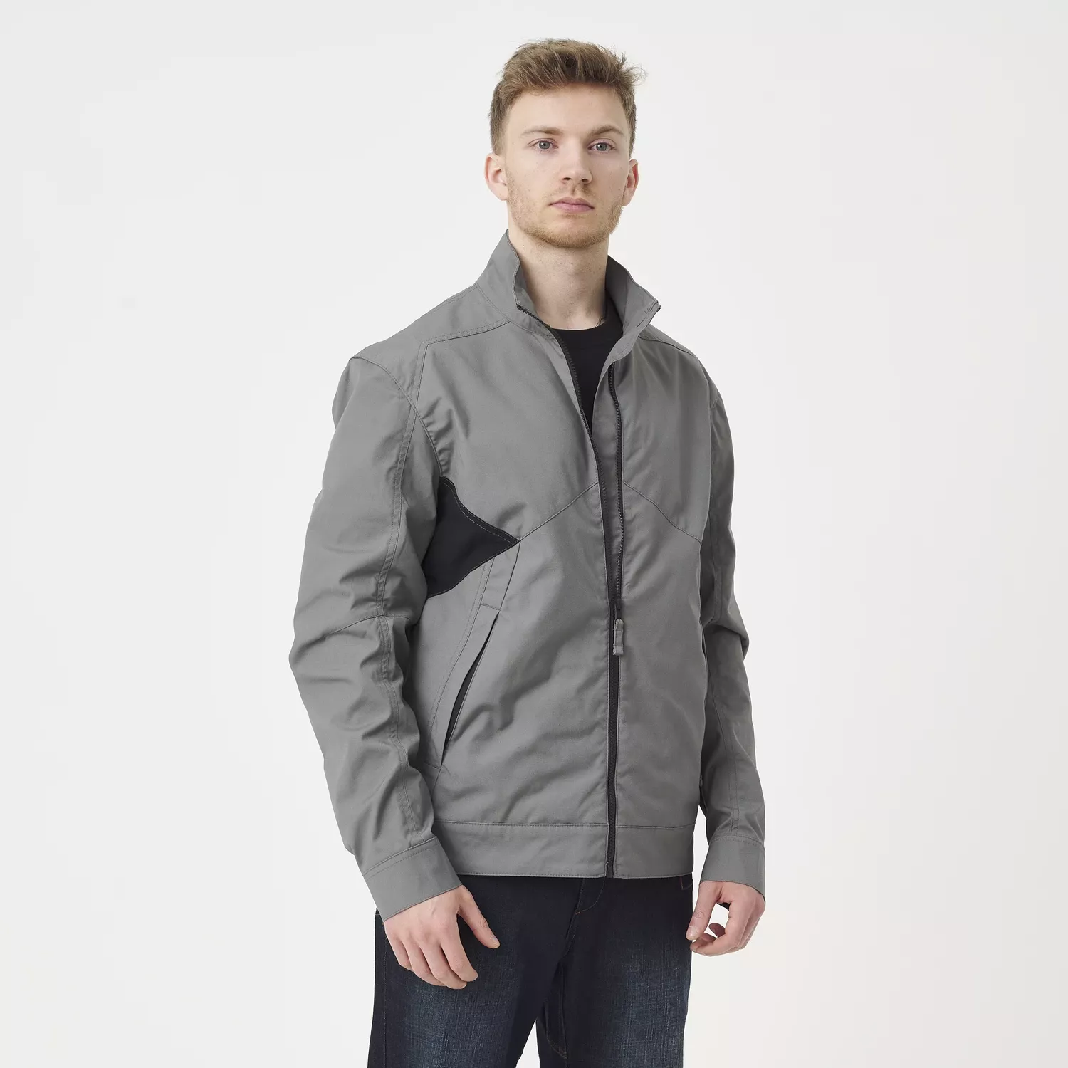 Greyman Jacket - Cloud Grey / Black A