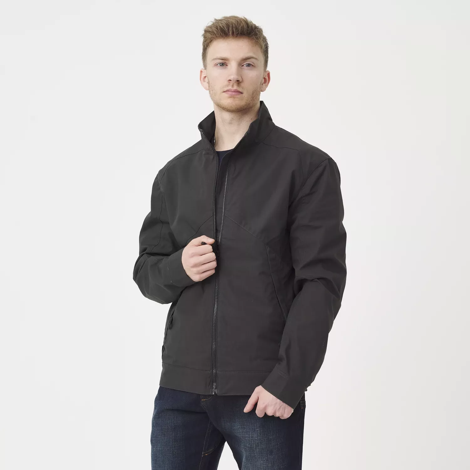 Greyman Jacket - Ash Grey / Black A
