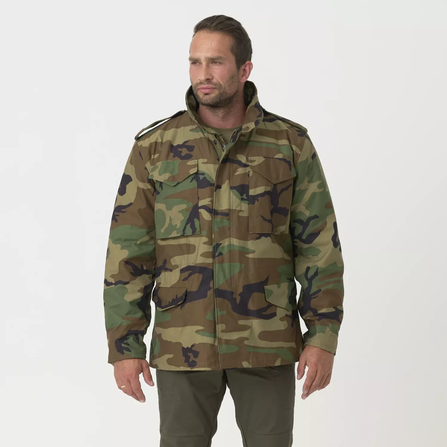 M65 Jacket - NyCo Sateen - US Woodland