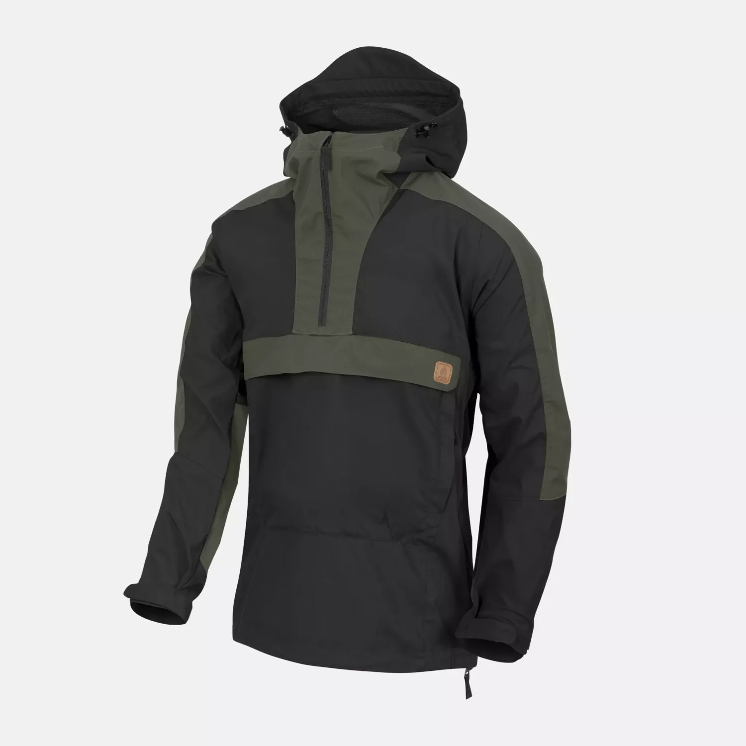 WOODSMAN Anorak Jacket® - Black / Taiga Green A