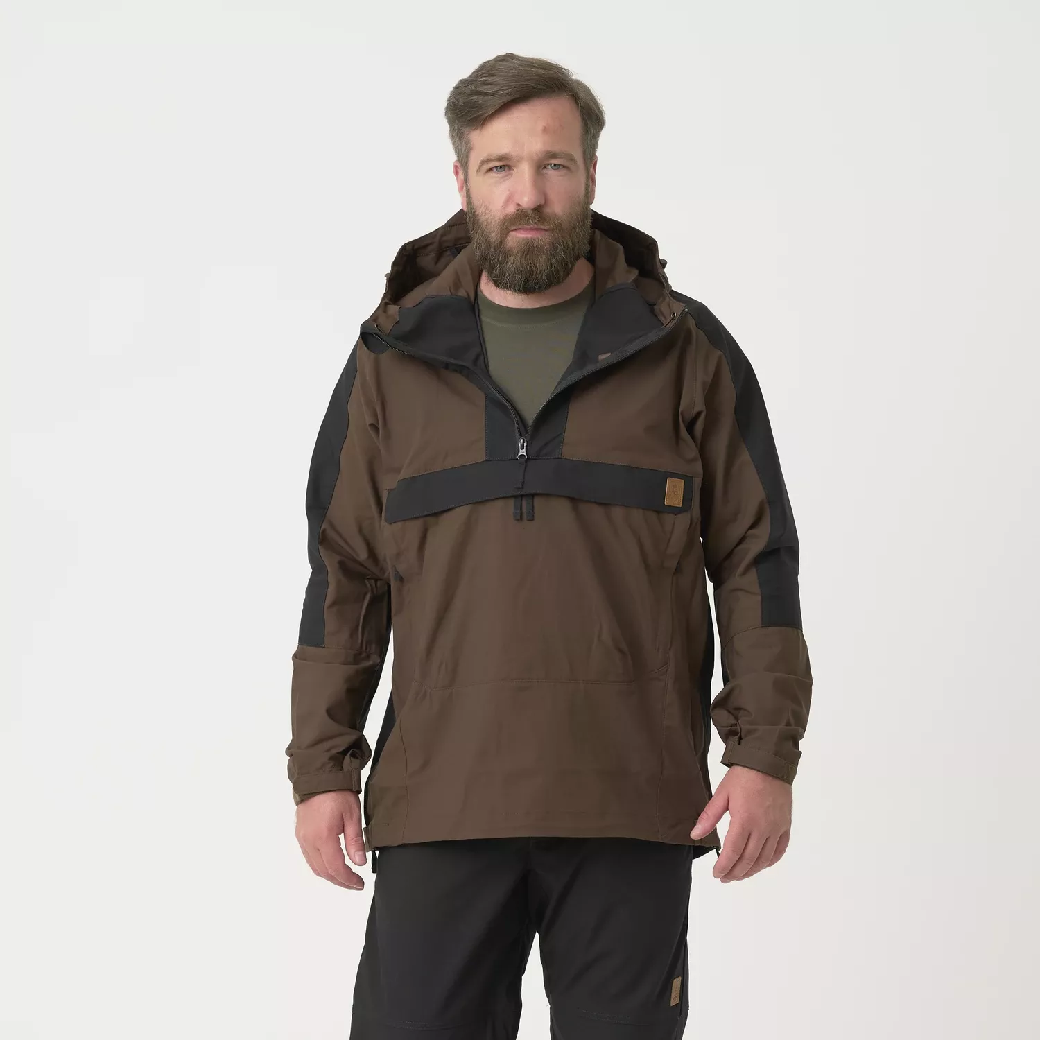 WOODSMAN Anorak Jacket® - Earth Brown / Black B