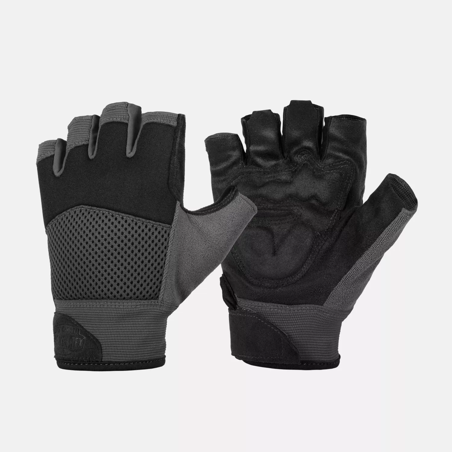 Half Finger Mk2 Gloves - Black / Shadow Grey B