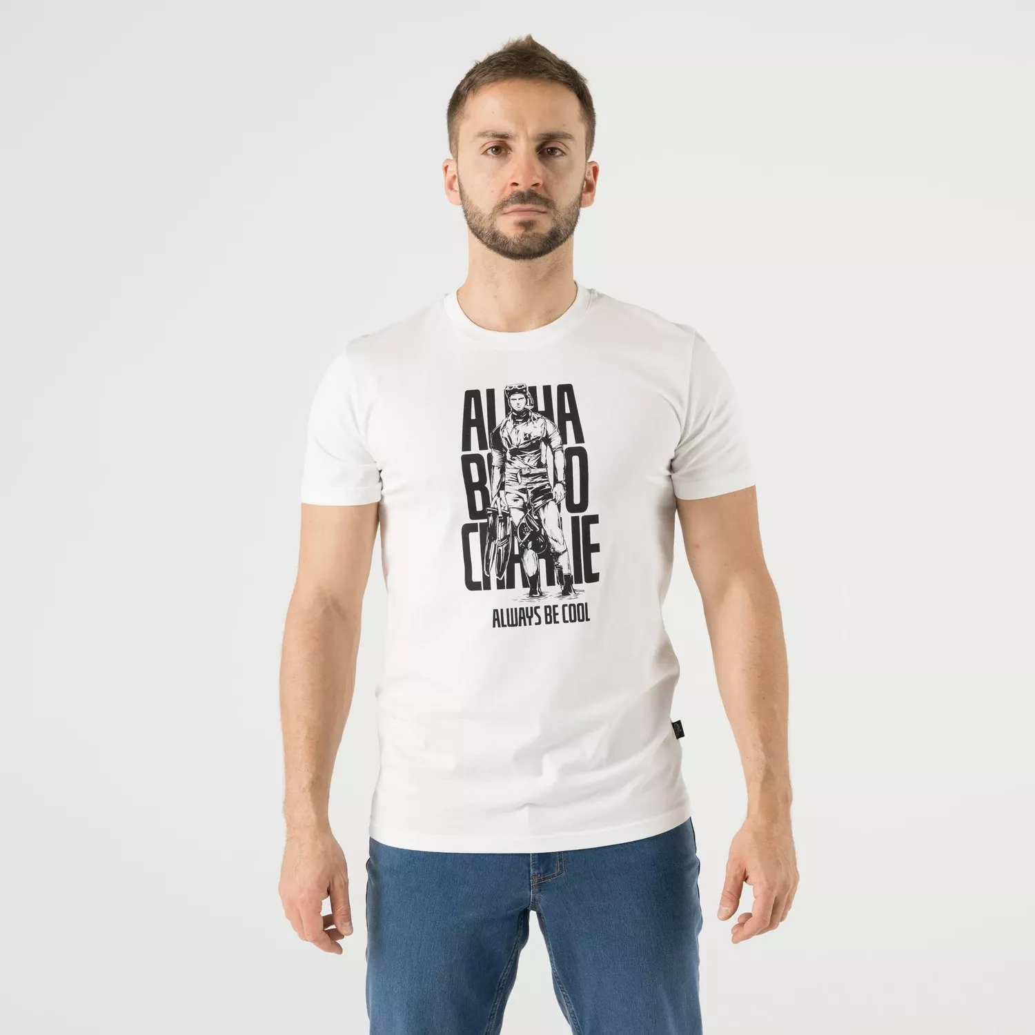 T-shirt (ABC Alfa Bravo Charlie) - White
