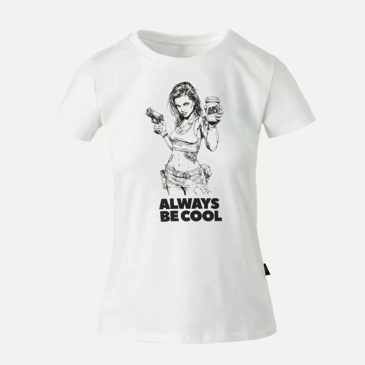 Women's T-shirt (ABC Girl) - White