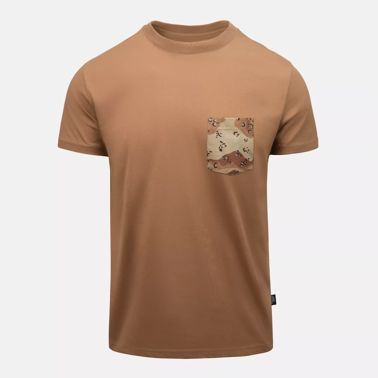 T-shirt (6 Color Desert Pocket) - Mud Brown