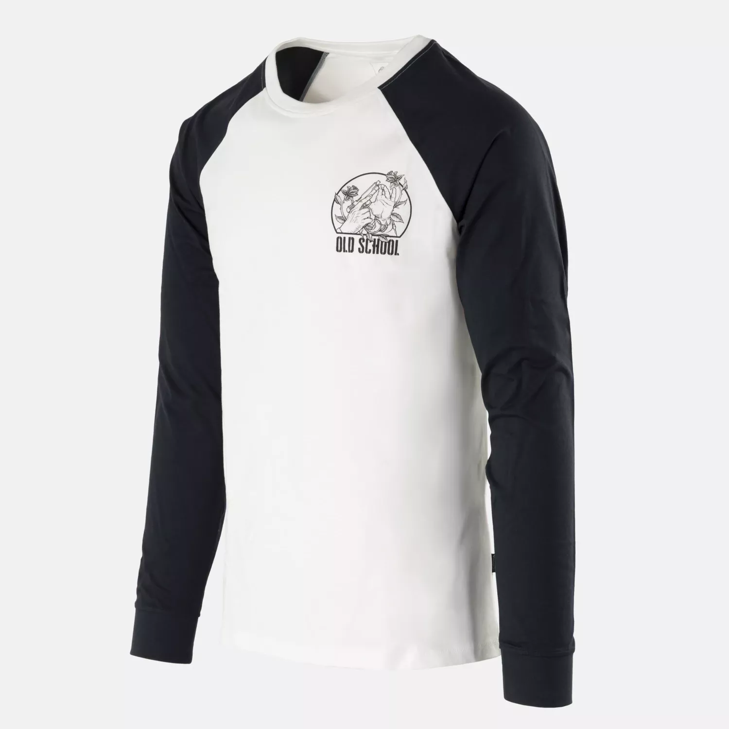 T-shirt Long Sleeve (Old School) - White
