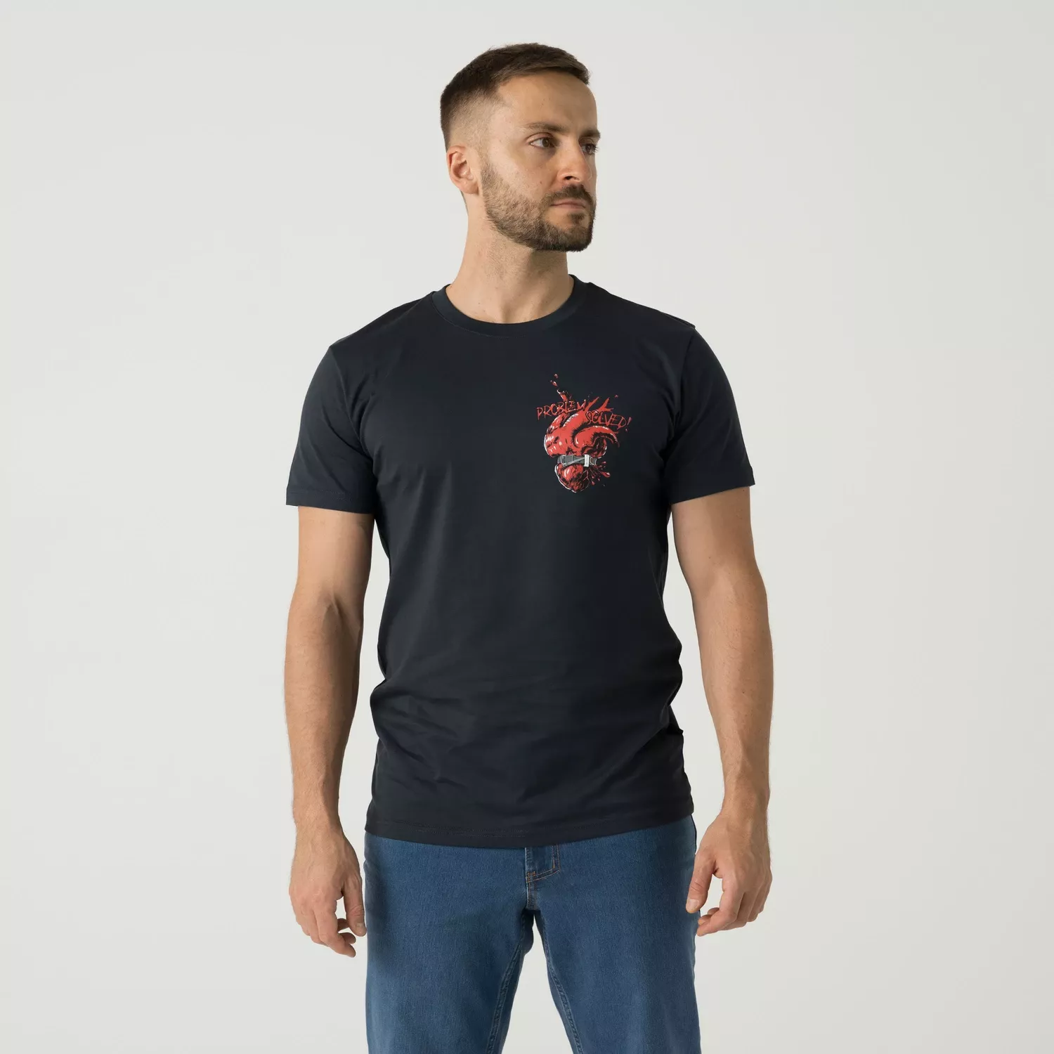 T-shirt (Problem solved!) - Navy Blue