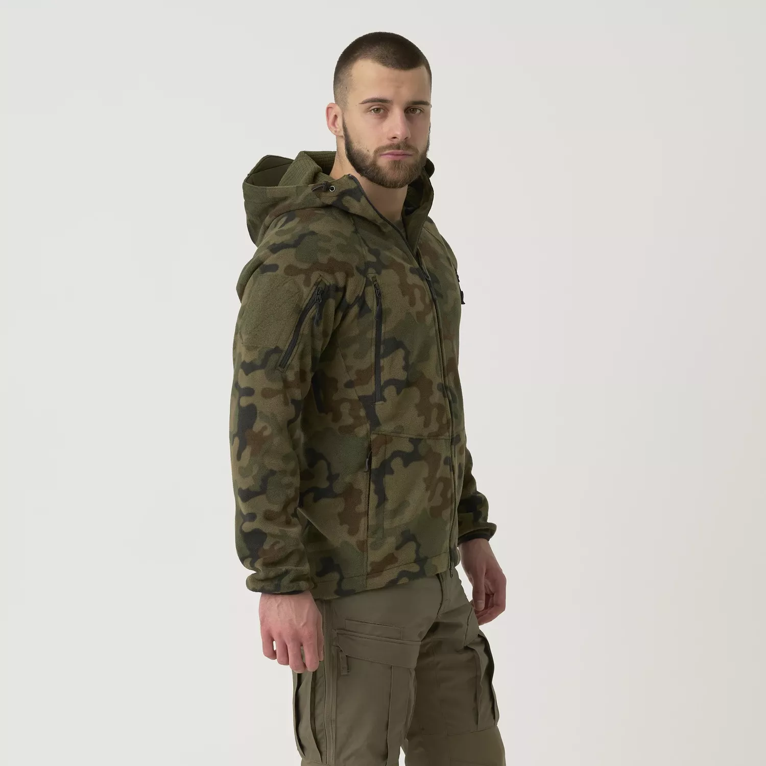 Patriot Jacket Mk 2 - Hybrid Fleece - PL Woodland