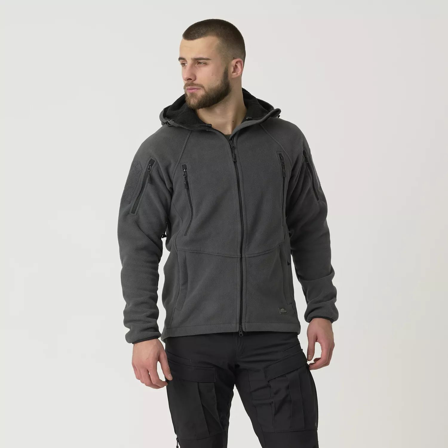 Patriot Jacket Mk 2 - Hybrid Fleece - Shadow Grey / Black