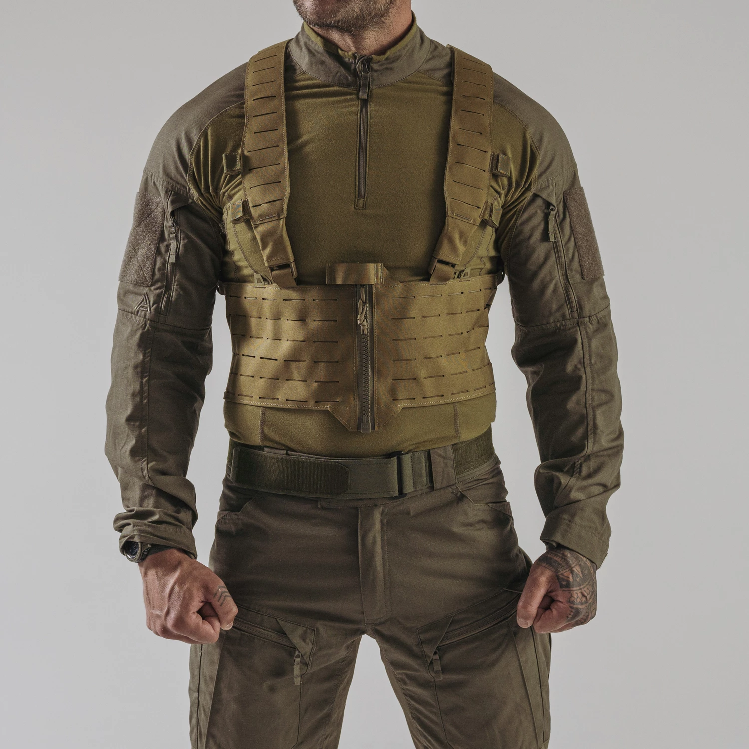 WARWICK Zip Front Chest Rig® – Coyote pruun