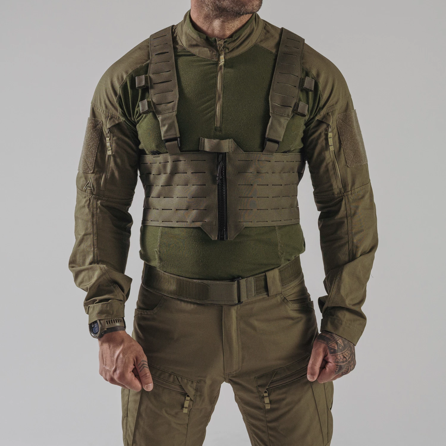 WARWICK Zip Front Chest Rig® – Ranger Green