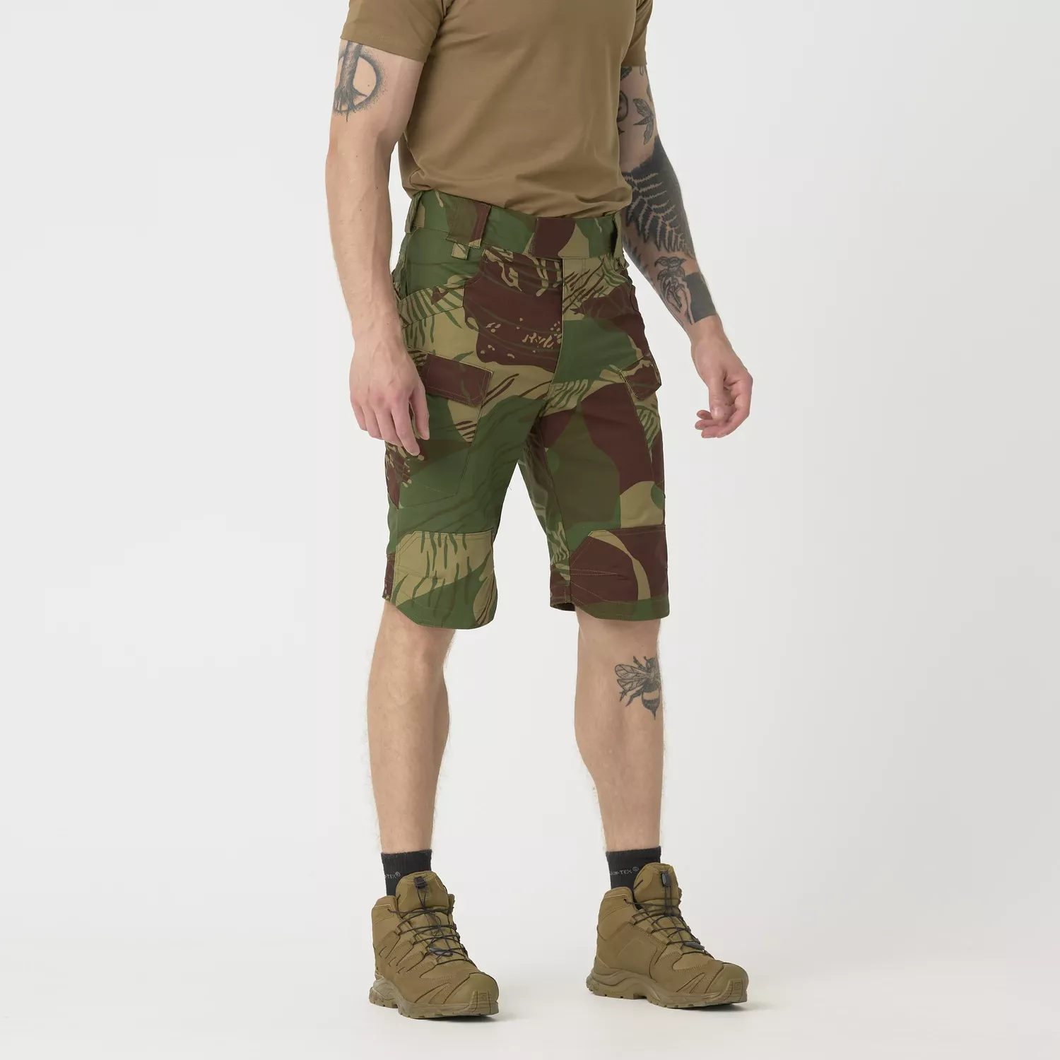 UTS® (Urban Tactical Shorts®) 11'' - PolyCotton Stretch Ripstop - Rhodesian camo