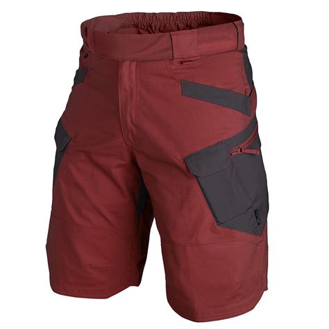 UTS (Urban Tactical Shorts) 8.5"® - PolyCotton Ripstop - Crimson Sky / Ash Grey A
