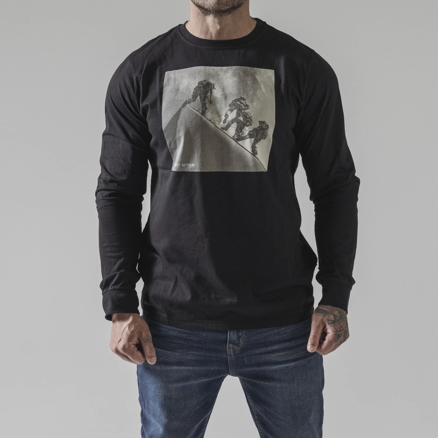 Longsleeve DA Rope - Cotton - Black