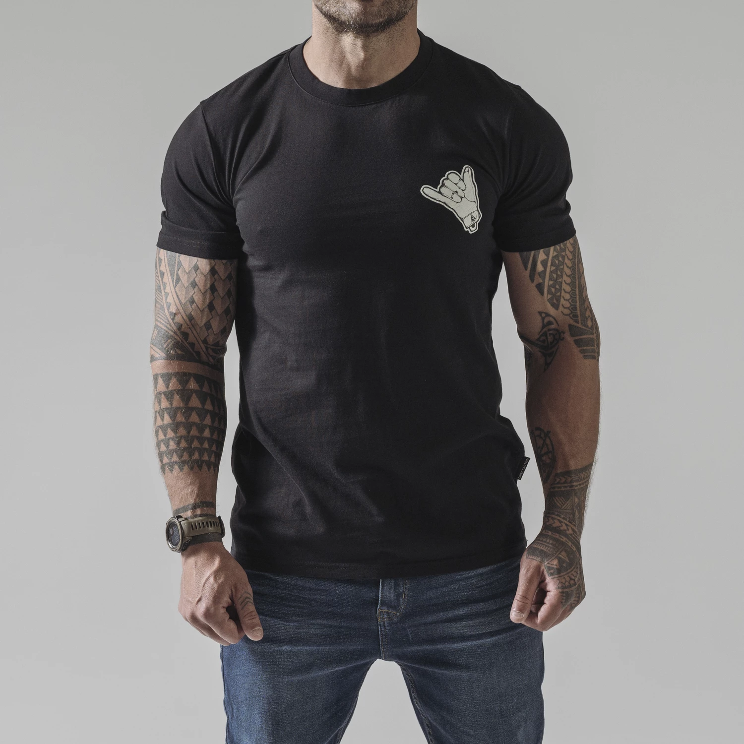 T-shirt DA Shaka - Cotton - Black