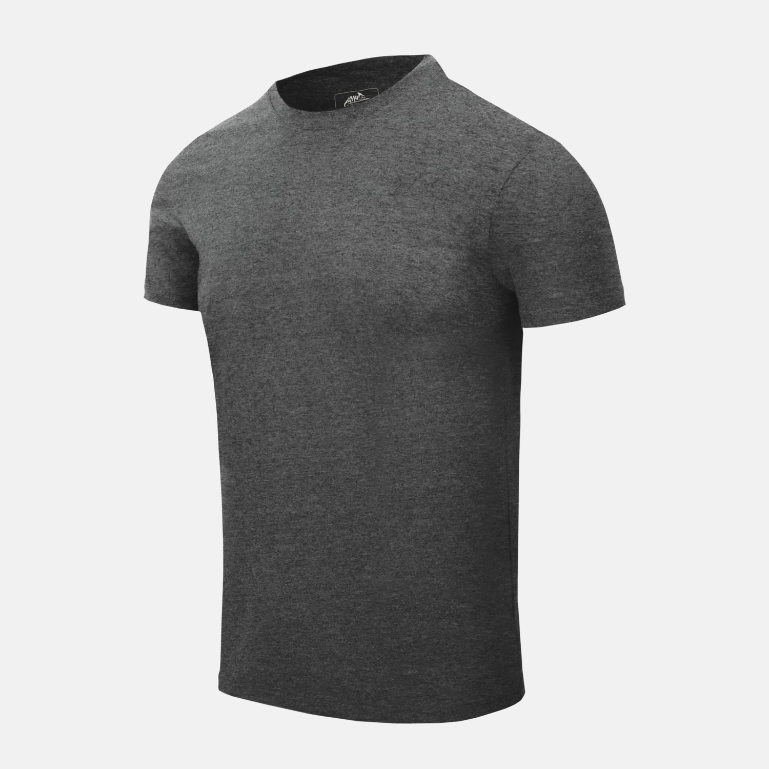 T-Shirt Slim - Melange Black-Grey
