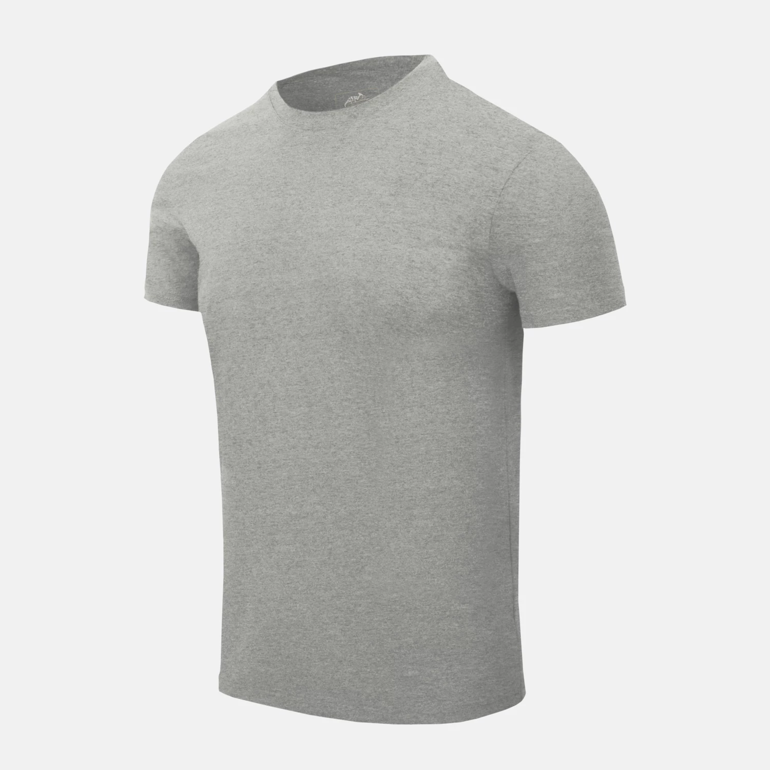 T-Shirt Slim – Melange Black-Grey